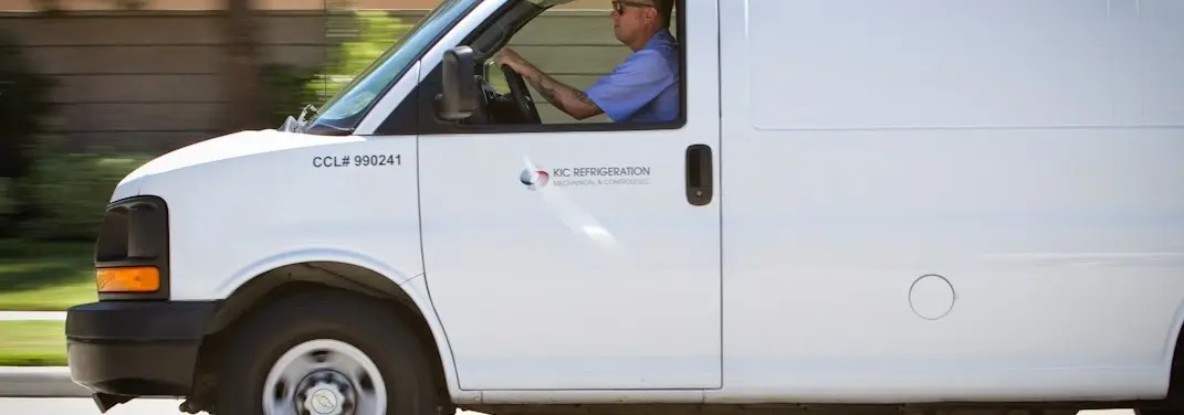 KIC Refrigeration service vehicle serving Culpeper area
